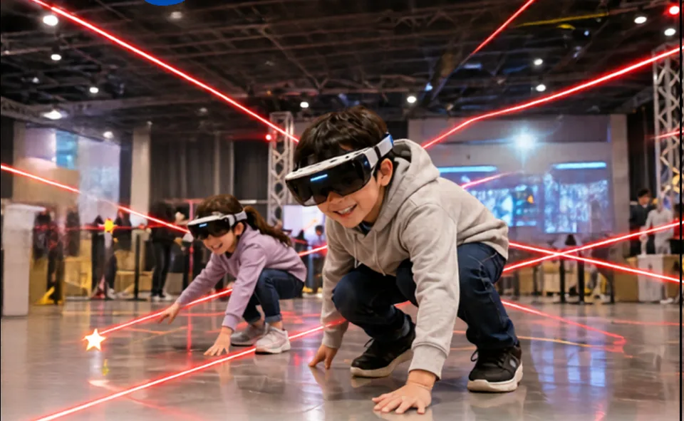 体験型科学イベント レーザーをよけろ！仮想空間でレーザー突破チャレンジの掲載画像