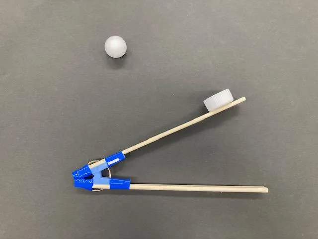 手作り発射台でボールを飛ばそう！の掲載画像